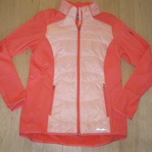 *NEW Eddie Bauer Crossover Hybrid Jacket.  Size: M (medium), Color: orange.